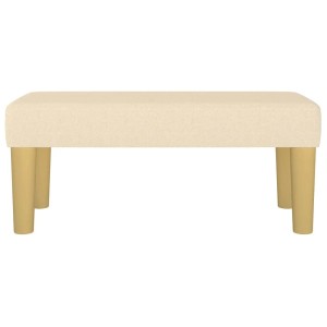 vidaXL Sitzbank Creme 70x30x30 cm Stoff 346629