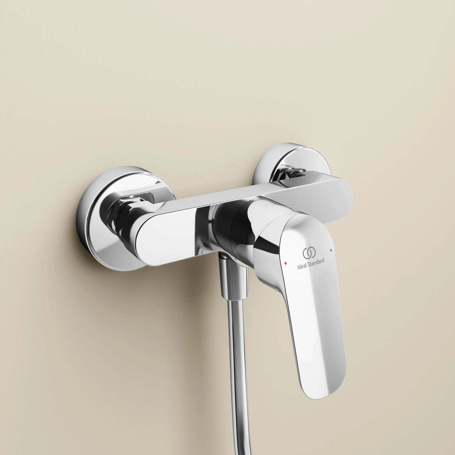 Aufputz Brausearmatur Ceraflex von Ideal Standard in Chrom, für Dusche.