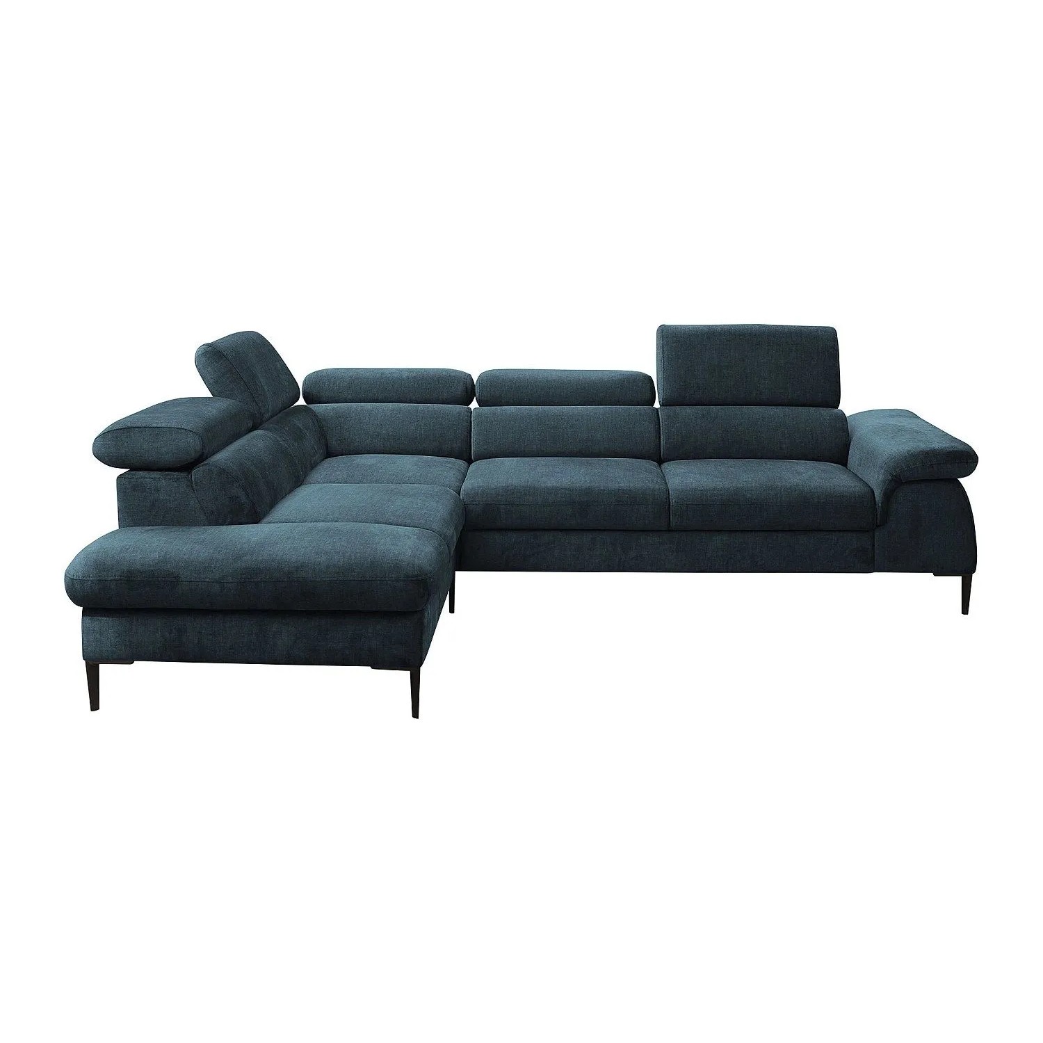 Vente-unique Schlafsofa Sepina Marineblau 280 cm