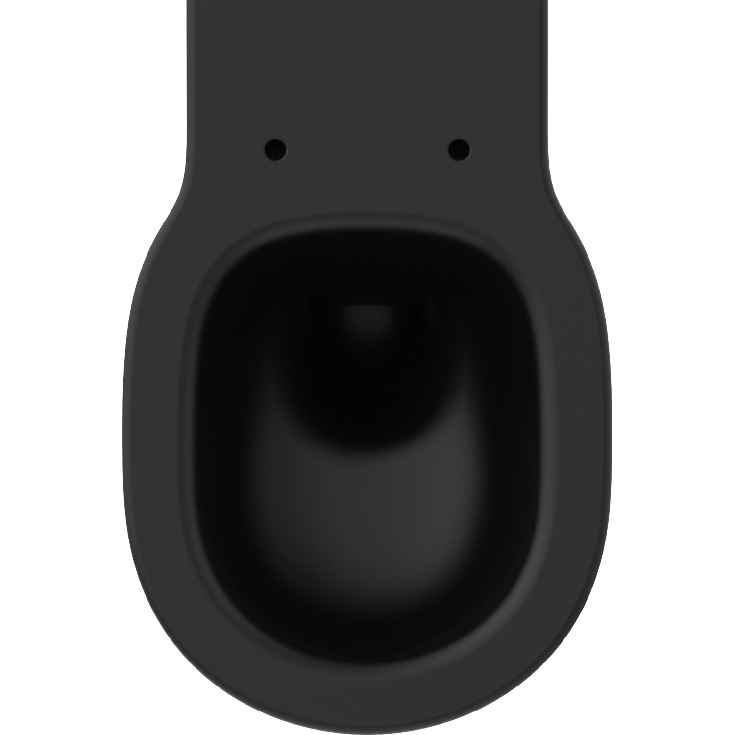 Schwarzes Ideal Standard Wand-WC Connect Air mit AquaBlade Spültechnik, spülrandlos.