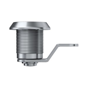 Basi Hebelschloss HS 354 für Briefkästen, verschiedenschließend, hellverchromt.