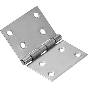 Tischband aus Edelstahl, 60x90mm, für Latten- und Balkonkonstruktionen, Scharnier.