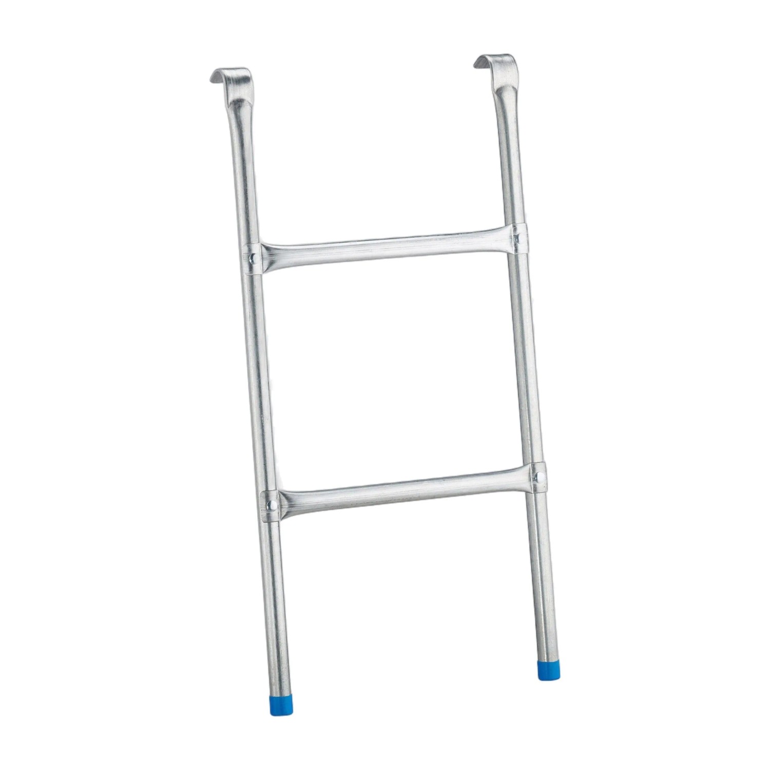 Relaxdays Trampolinleiter Stahl Silber Einhängbar 76 cm x 38 cm x 6 cm 1,6 kg