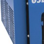 Detailansicht: Blauer Güde Stromerzeuger GSE 5501 DSG Diesel mit Lüftungsgitter.