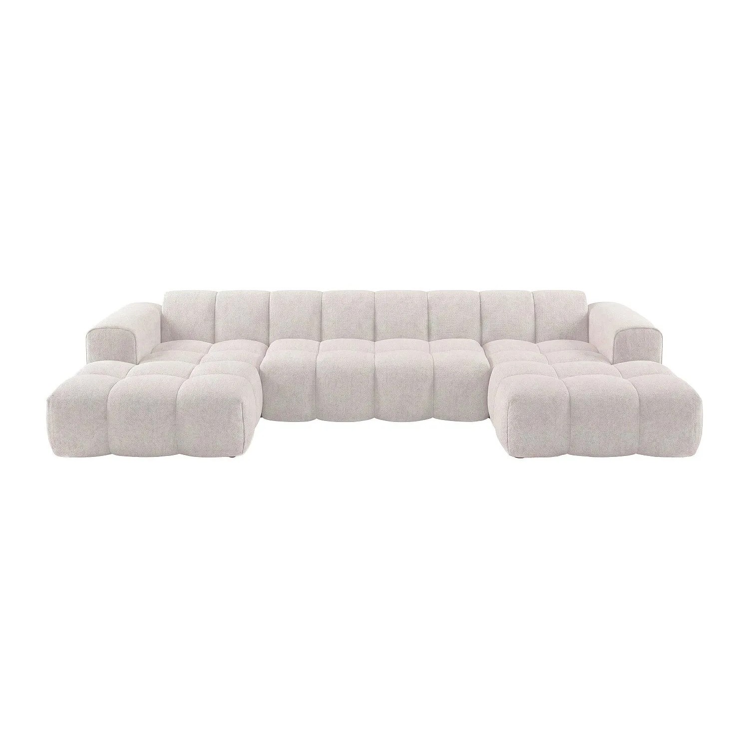 Vente-unique Sofa Ohne Schlafmöglichkeit Caleso Beige 363 cm