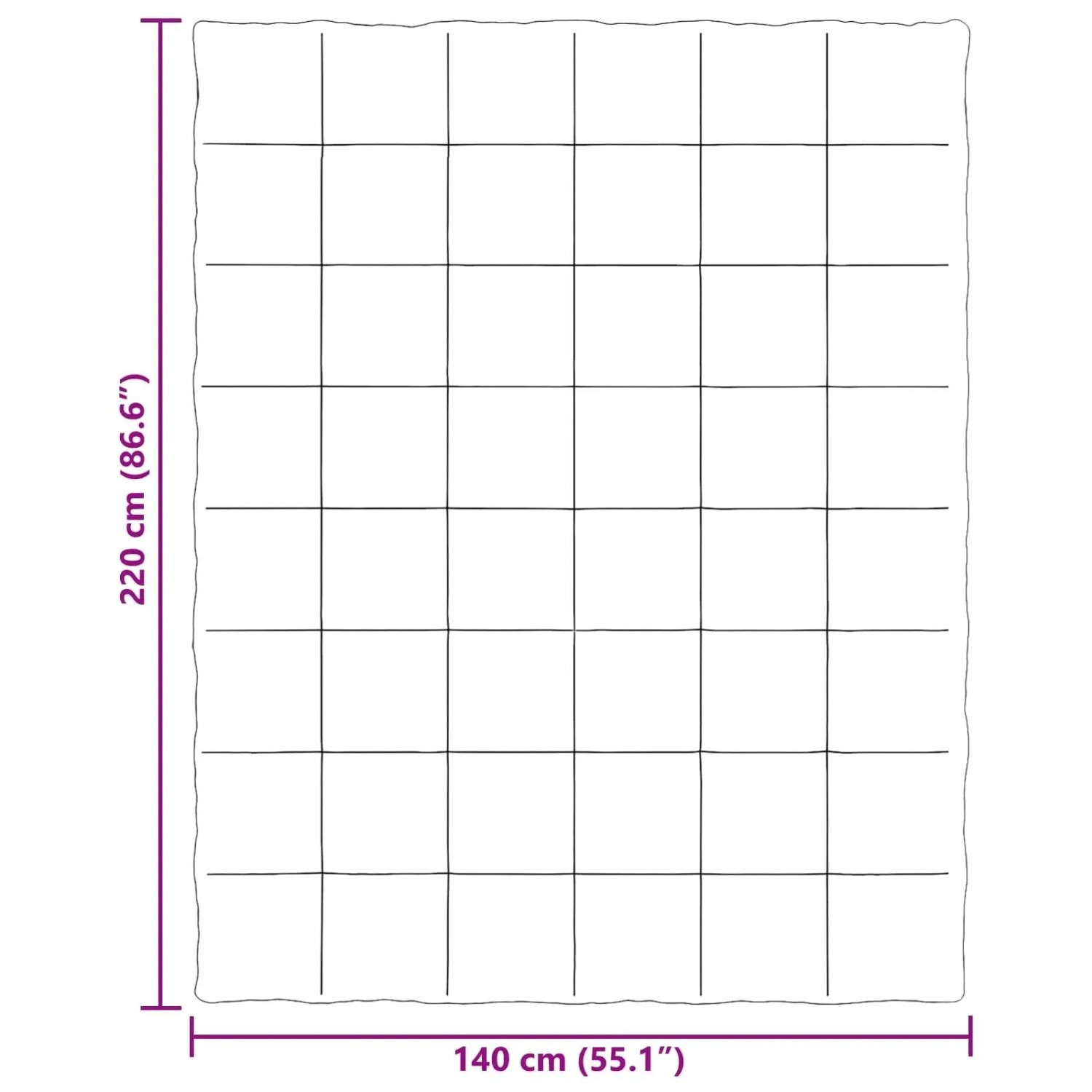 vidaXL Ganzjahresbettdecke Anthrazit 140 x 220 cm Mikrofaser 42025995_10