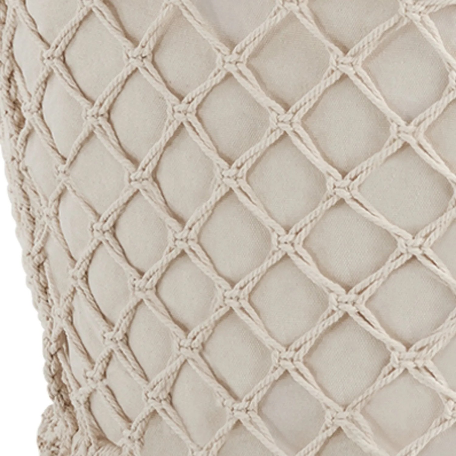 Tectake Hängesessel Grazia Mit Sitz und Rückenpolster Stabil und Strapazierfähig 72 x 80 x 125 cm Beige_10