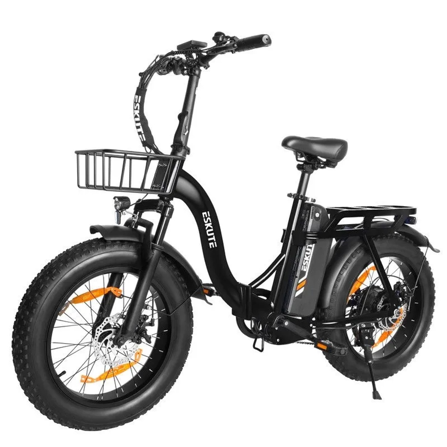 ESKUTE D202 Faltbares E-Bike mit Frontkorb und 48v20,8 Ah Akku
