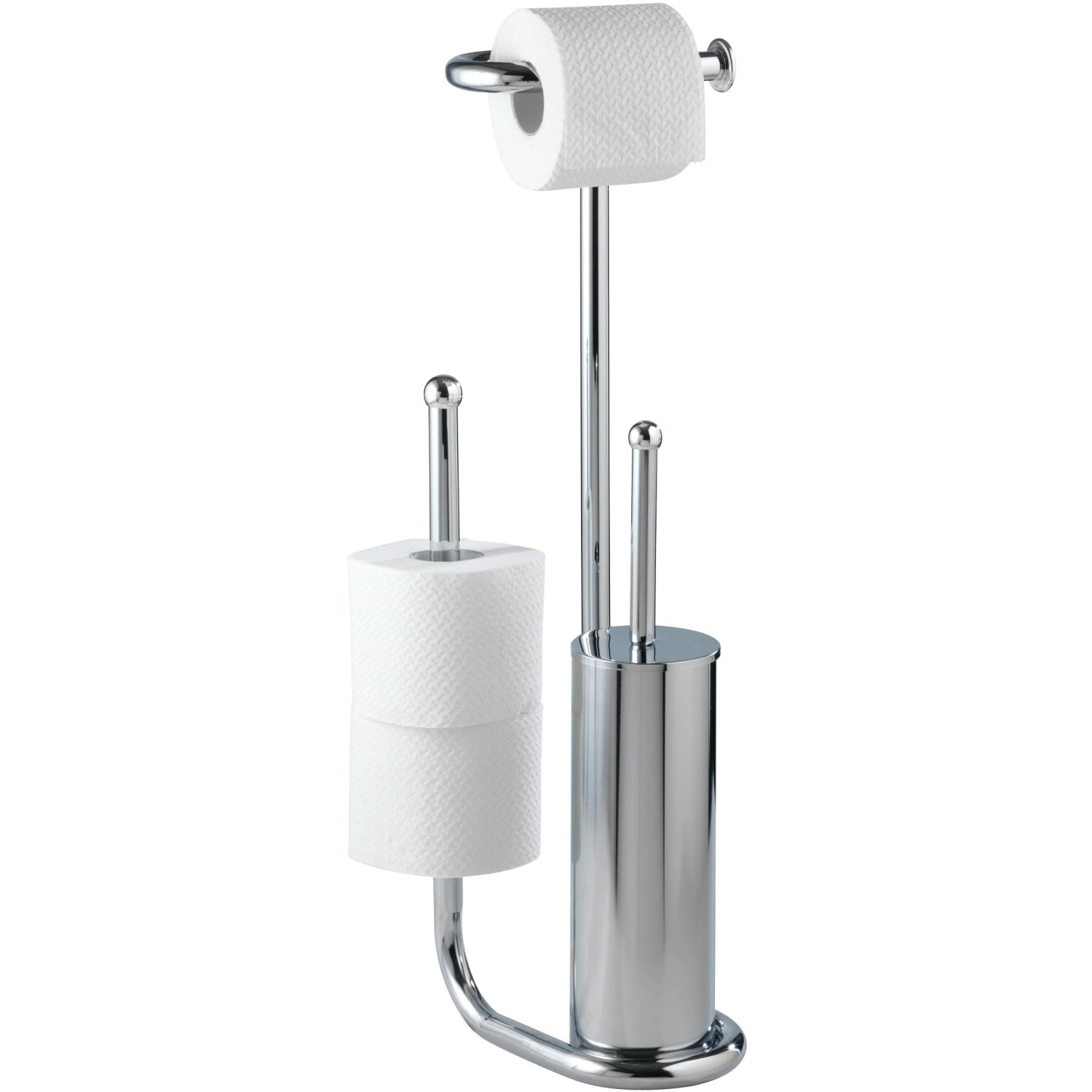 Wenko Stand WC-Garnitur Universalo Chrom