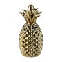 Relaxdays Spardose Ananas Keramik Gold Rutschfest 24 cm x 10,5 cm 650 g