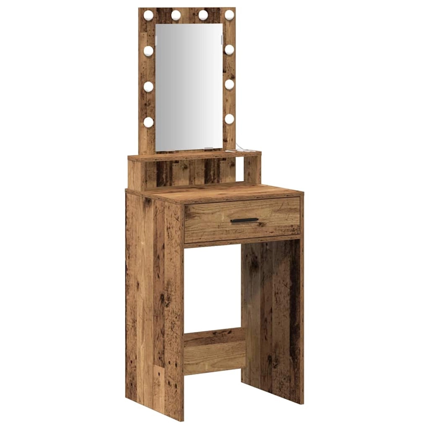 vidaXL Schminktisch mit Speicher Braun 50 x 41 x 140 cm Holzwerkstoff 86516 günstig online kaufen