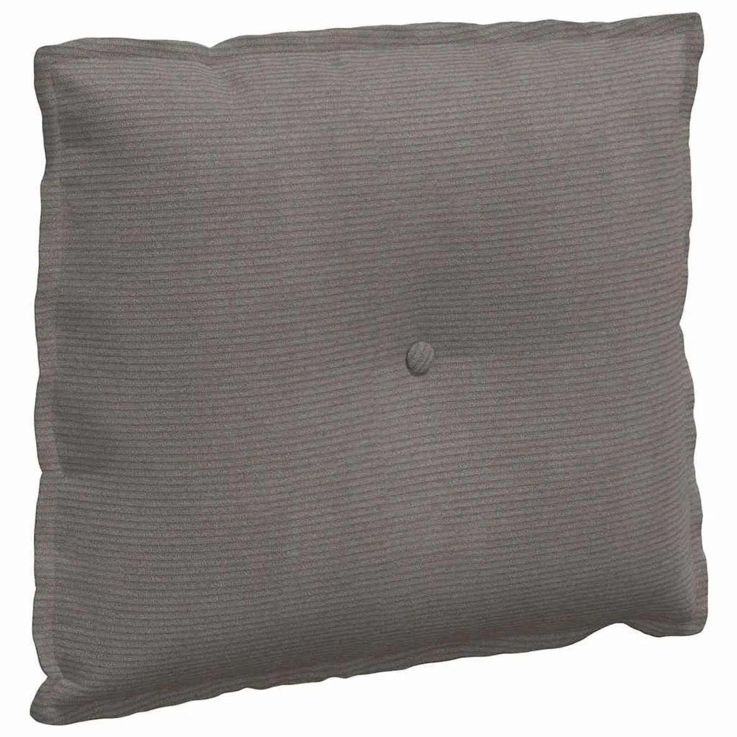 vidaXL Rückenkissen Hellgrau 60 x 50 cm Cordstoff 42014693