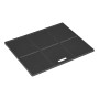Enders Guss-Wendeplatte 1/2 eCrave 2, Grillplatte aus Gusseisen, eine Seite mit 6 Rechtecken.