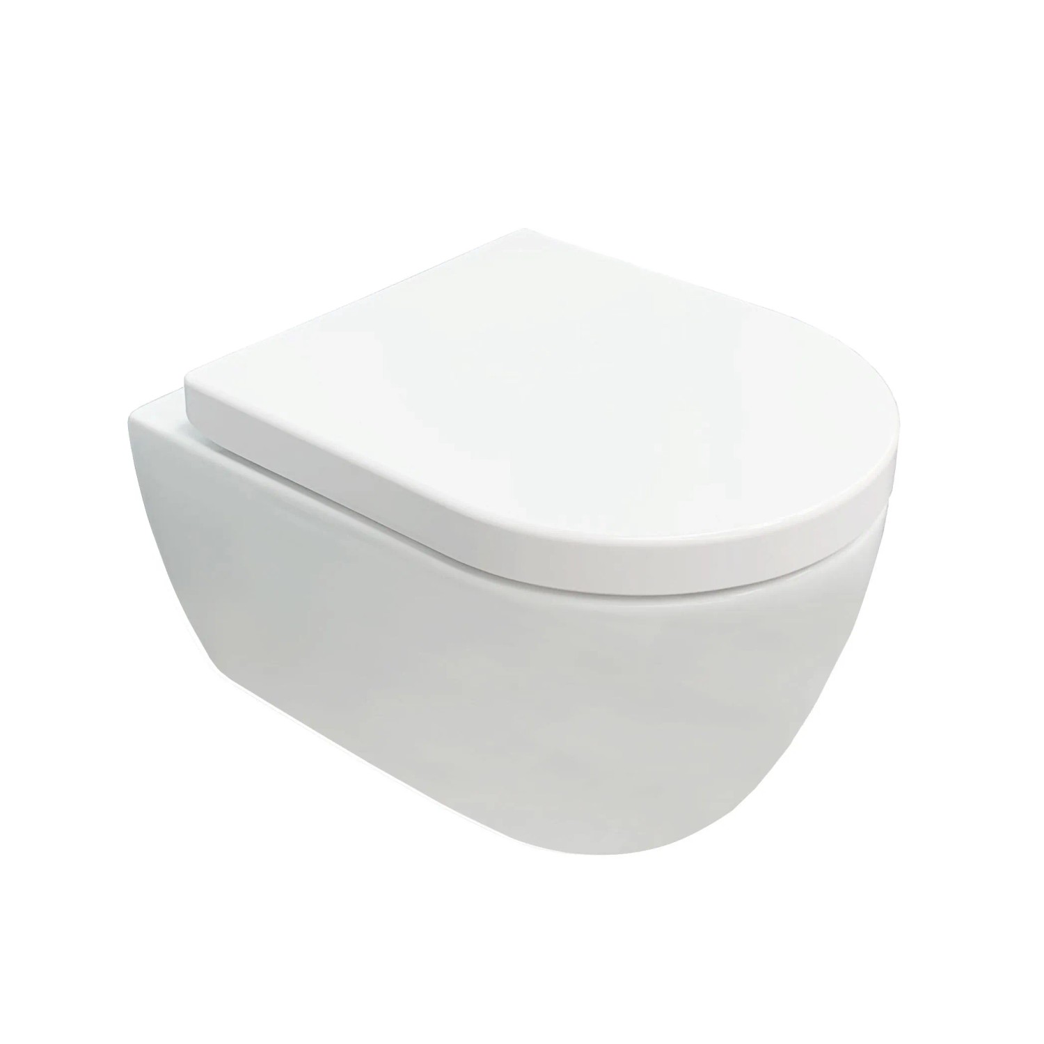 NEG Hänge-WC Uno11RK Randlos Spritzfrei Kurz 48,5 cm