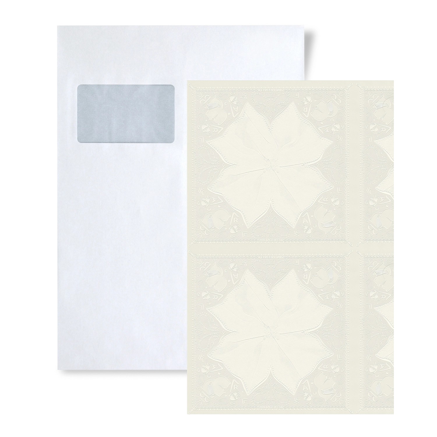 PROFHOME 1 MUSTERSTÜCK S-378451-GU DIN A4 MUSTER der Ornament Tapete günstig online kaufen