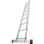 Krause Anlegeleiter Corda mit 11 Sprossen, aus Aluminium, für sicheren Stand und leichten Transport.