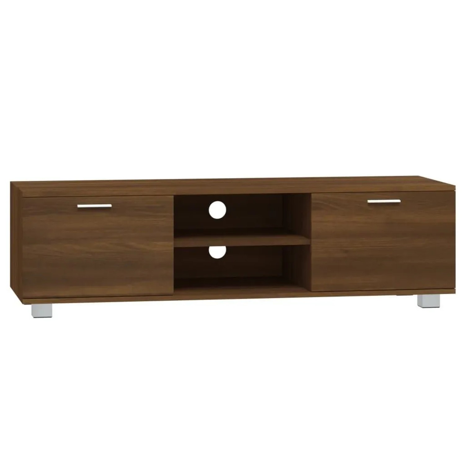 vidaXL TV-Schrank Braun Eichen-Optik 140x40,5x35 cm Holzwerkstoff 342628