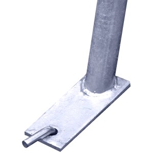 T & J Erdnagel Christian für Sturmanker, verzinkt, zur Bodenbefestigung von Zaunankern.