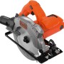 Black+Decker Handkreissäge CS1250L, 1250 W, mit Laser für präzise Schnitte.