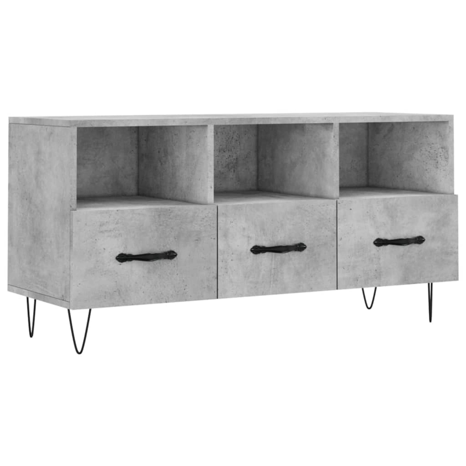 Thumbnail - VidaXL TV-Schrank Betongrau 102x36x50 cm Holzwerkstoff Modell 2