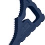 Schellenberg Türstopper, dunkelblau, aus Kunststoff. Keilform mit Zacken für sicheren Halt.