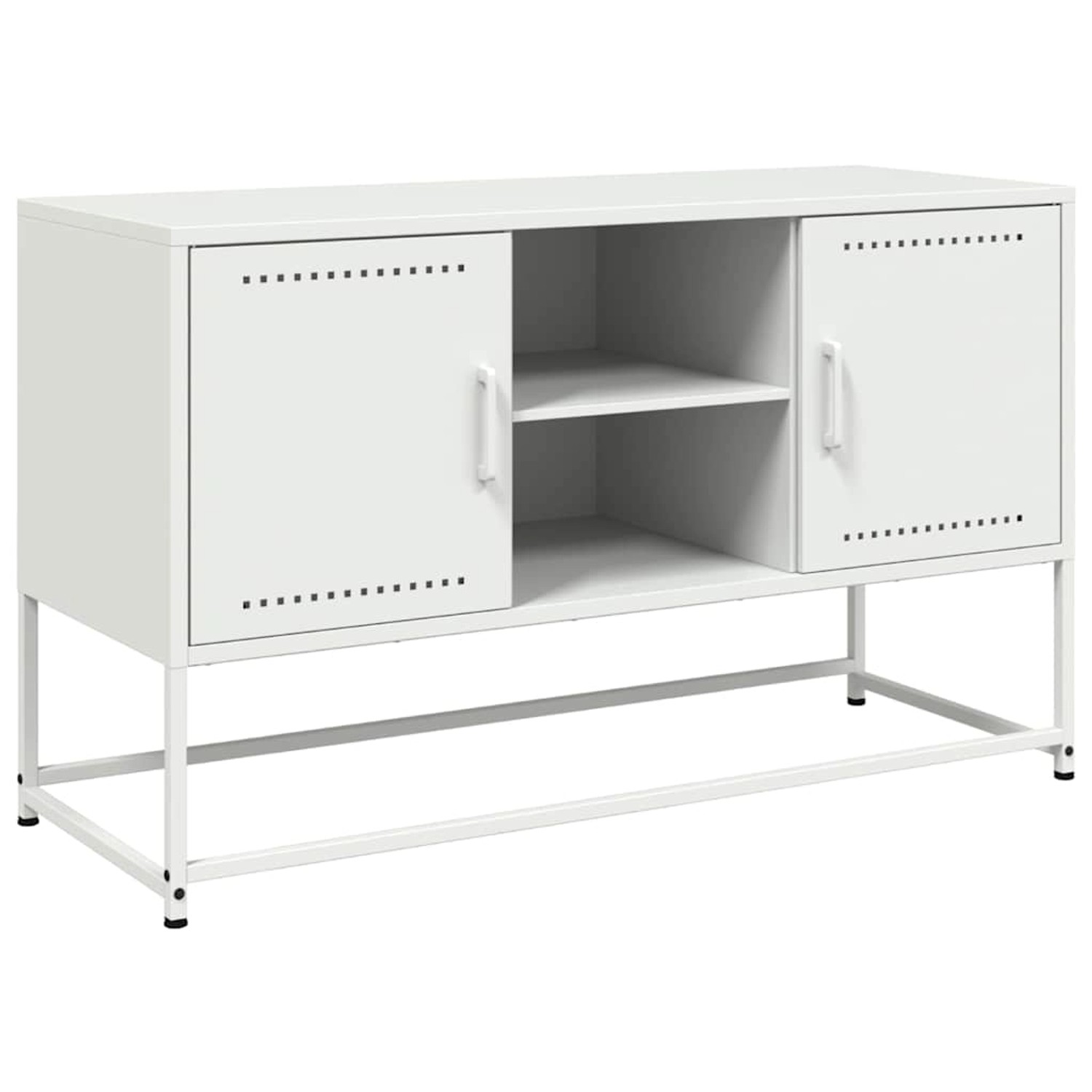 vidaXL TV-Schrank Weiß 100,5x39x60,5 cm Stahl 846517 günstig online kaufen