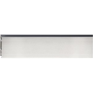 Mydeco Gardinenstange in Edelstahl-Optik, 160 cm lang, für Gardinen-Gleiter.