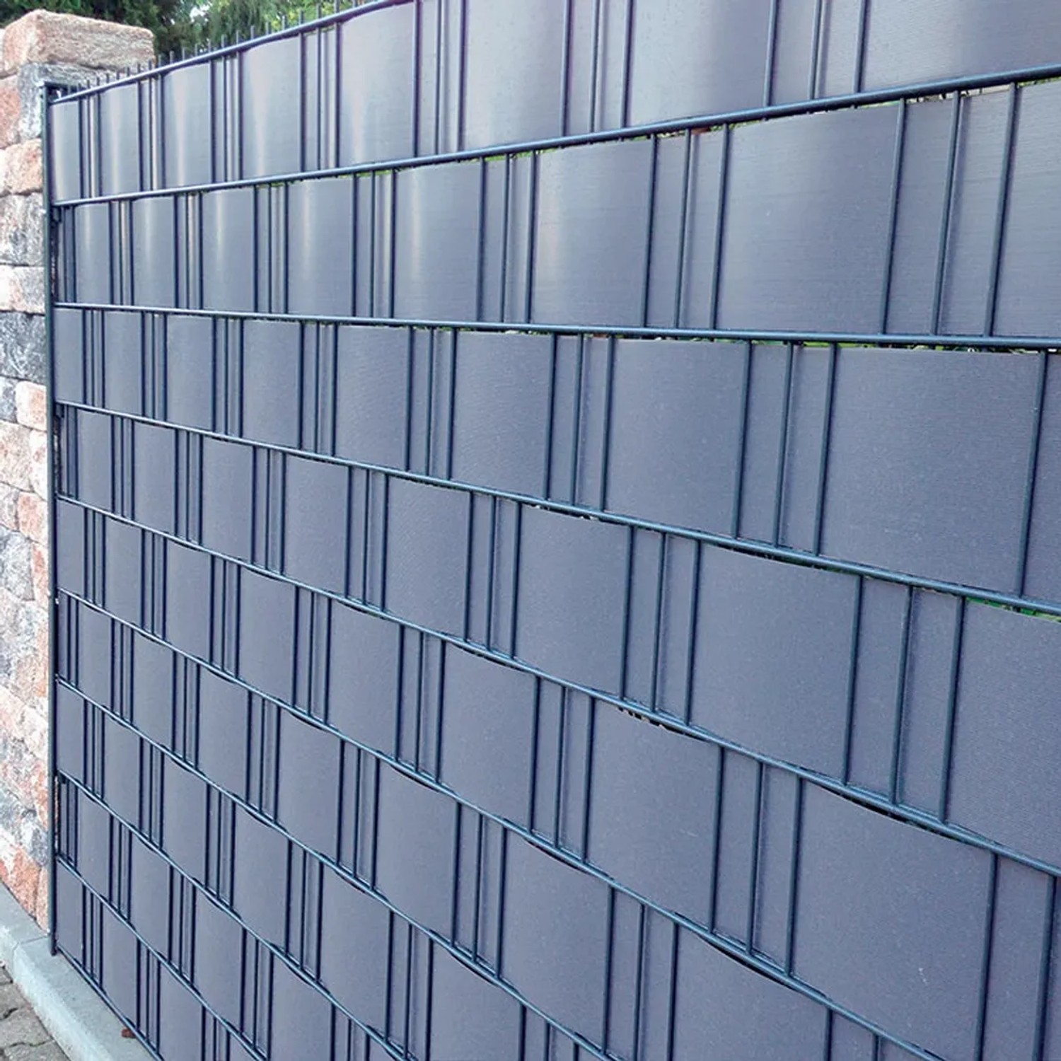 Verwunderlich Sichtschutzstreifen Hart Pvc Bild