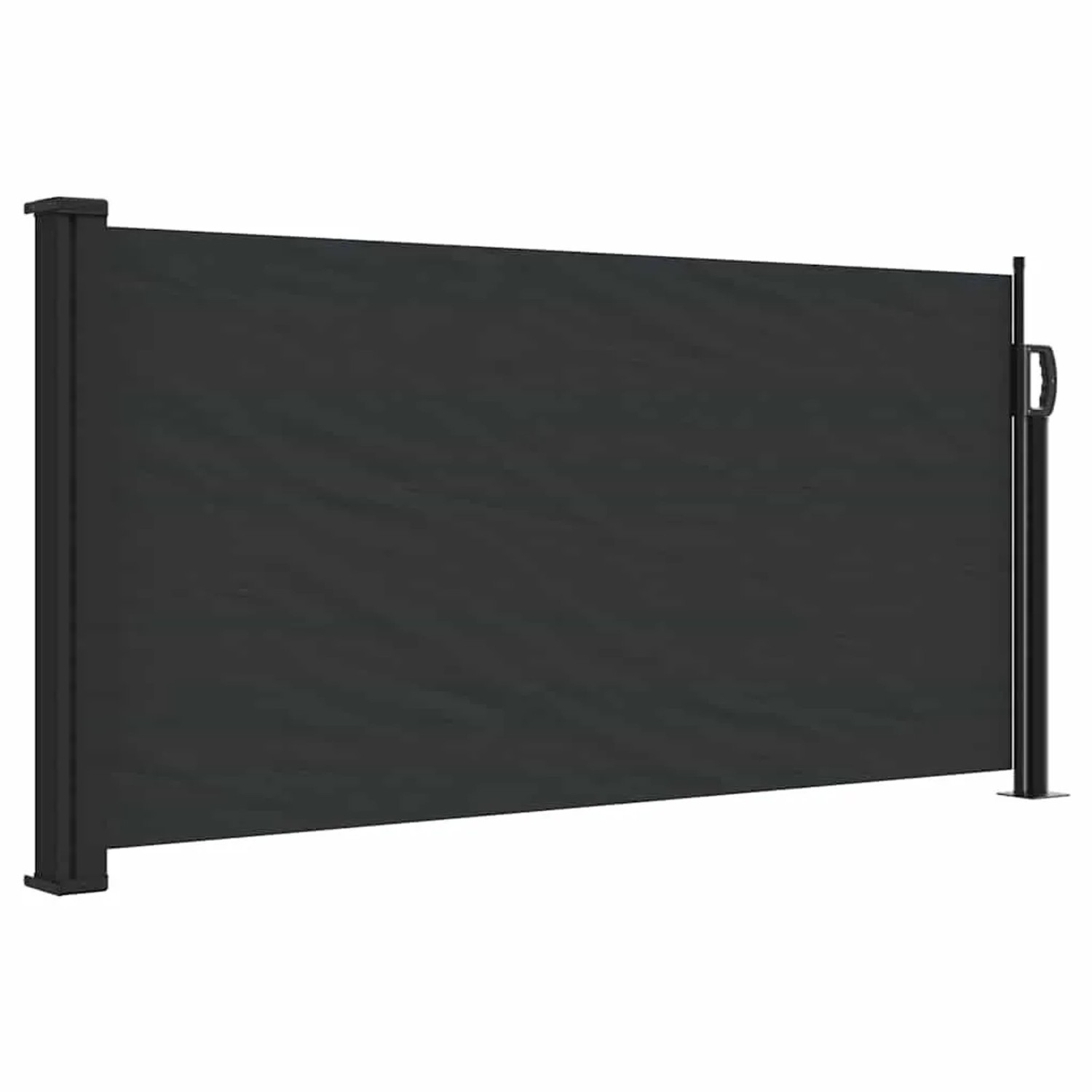 vidaXL Seitenmarkise Ausziehbar Schwarz 100x300 cm 4004264