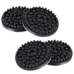 Dynavox Antivibe-Füße, 4er Set, runde Gerätefüße zur Vibrationsdämpfung für Möbel und HiFi-Geräte.