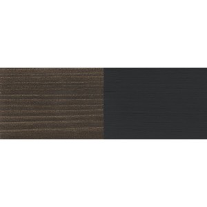 Farbmuster: Osmo Dekorwachs Intensiv Schwarz für Holz, intensive Farbe.