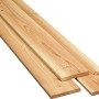 Glattkantdiele aus Douglasie, 19x70x2000 mm, unbehandeltes Holz für Innen- und Außenbereich.