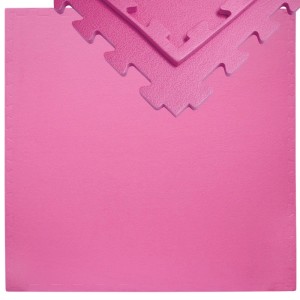 eyepower Trainingsmatte mit Rand 90 x 90 x 12 mm Pink