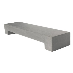 Graue Diephaus Hohl Blockstufe 100x32x16 cm aus Beton, ideal für Treppen, Terrassen und Wege.