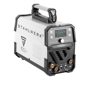 STAHLWERK Schweißgerät DC WIG 200 Puls ST Digital für Stahl, Edelstahl, Kupfer. Kompaktes Design mit LED-Display.