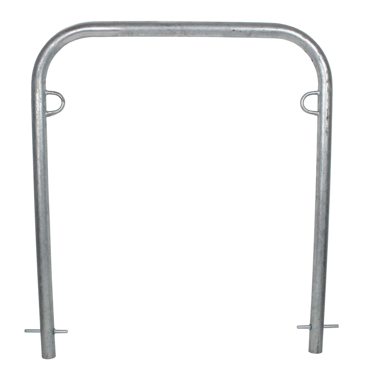 TRUTZHOLM 2x Fahrradanlehnbügel 114 x 78 cm Stahl Durchmesser 49mm Typ U