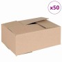vidaXL Faltbox mit Speicher 50 Stk Natur 25 x 17,5 x 10 cm Karton 4106566_2