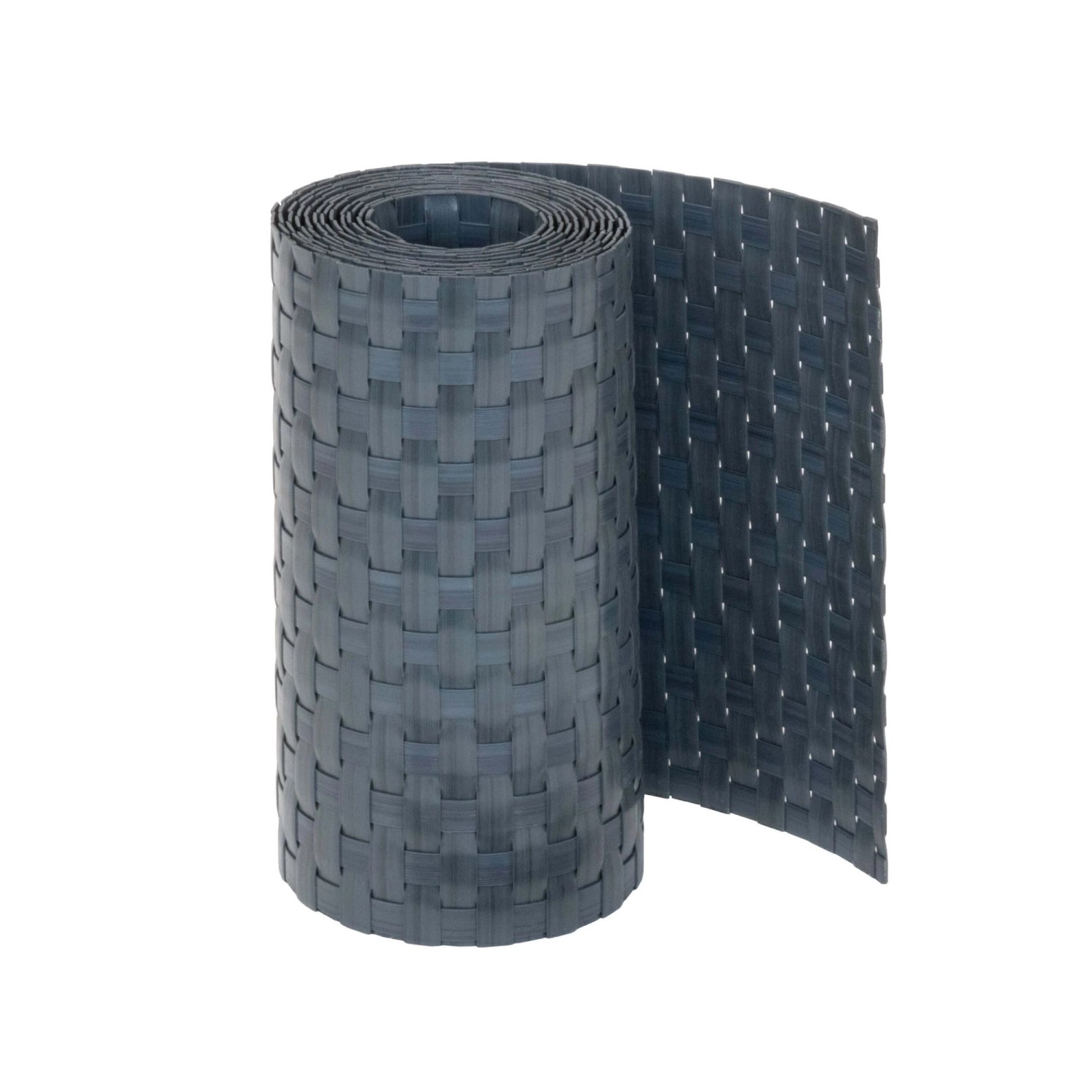 Jardinion Sichtschutzstreifen 250cm x 19cm x 2,4mm Anthrazit Blickdicht günstig online kaufen