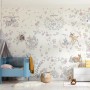 Kinderzimmer mit Komar Fototapete Best of Friends mit Disney Motiven wie Bambi und Dumbo.