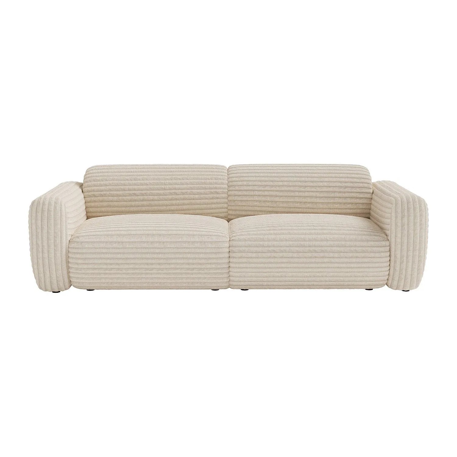 Vente-unique Sofa Ohne Schlafmöglichkeit Pogni Beige 245 cm