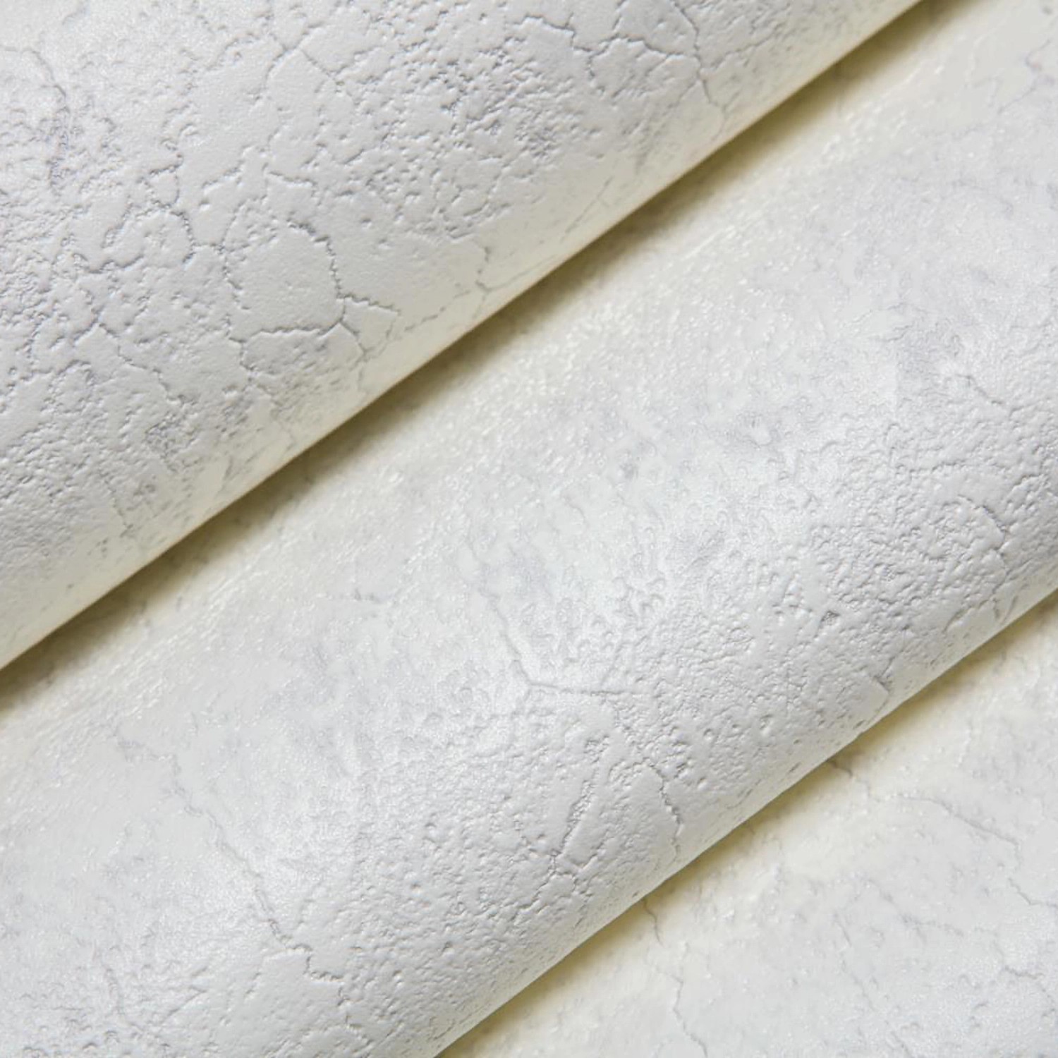 Weiße Vliestapete EDEM 807DN40 mit leichter Struktur und hellgrauem Muster.