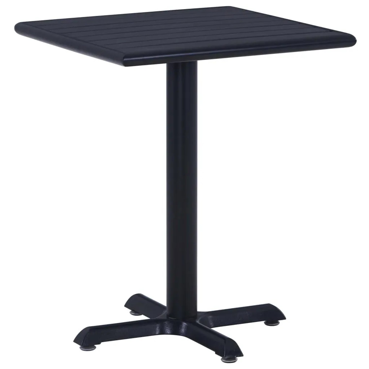 Furnicato Gartentisch Schwarz 60x60x75 Cm