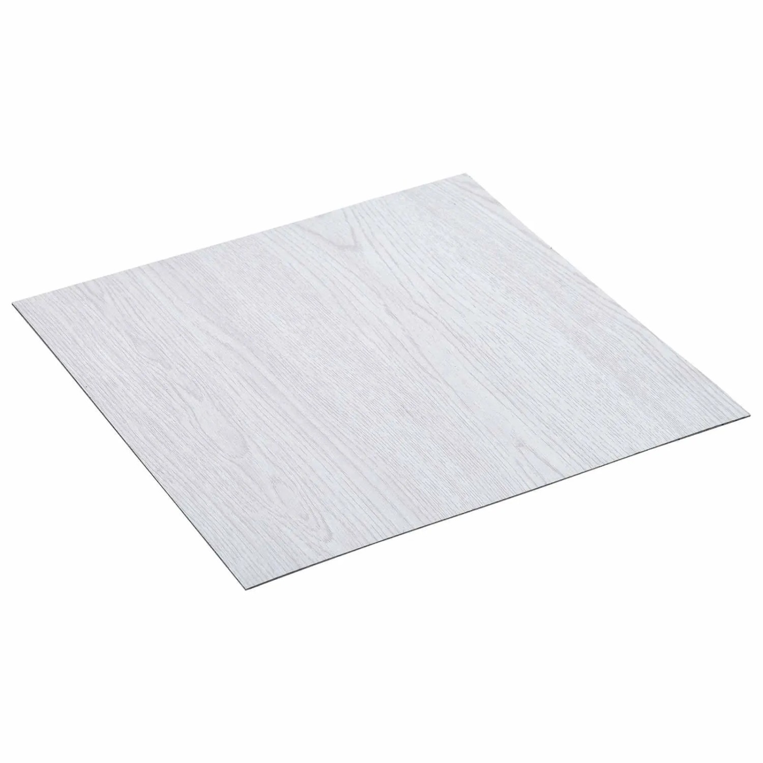 vidaXL Bodenplanken 55 Stk Weiß 5,11 m² PVC 42046278