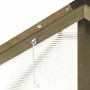 vidaXL Gewächshaus Grau 114x80x50 cm Tannenholz 316416_6