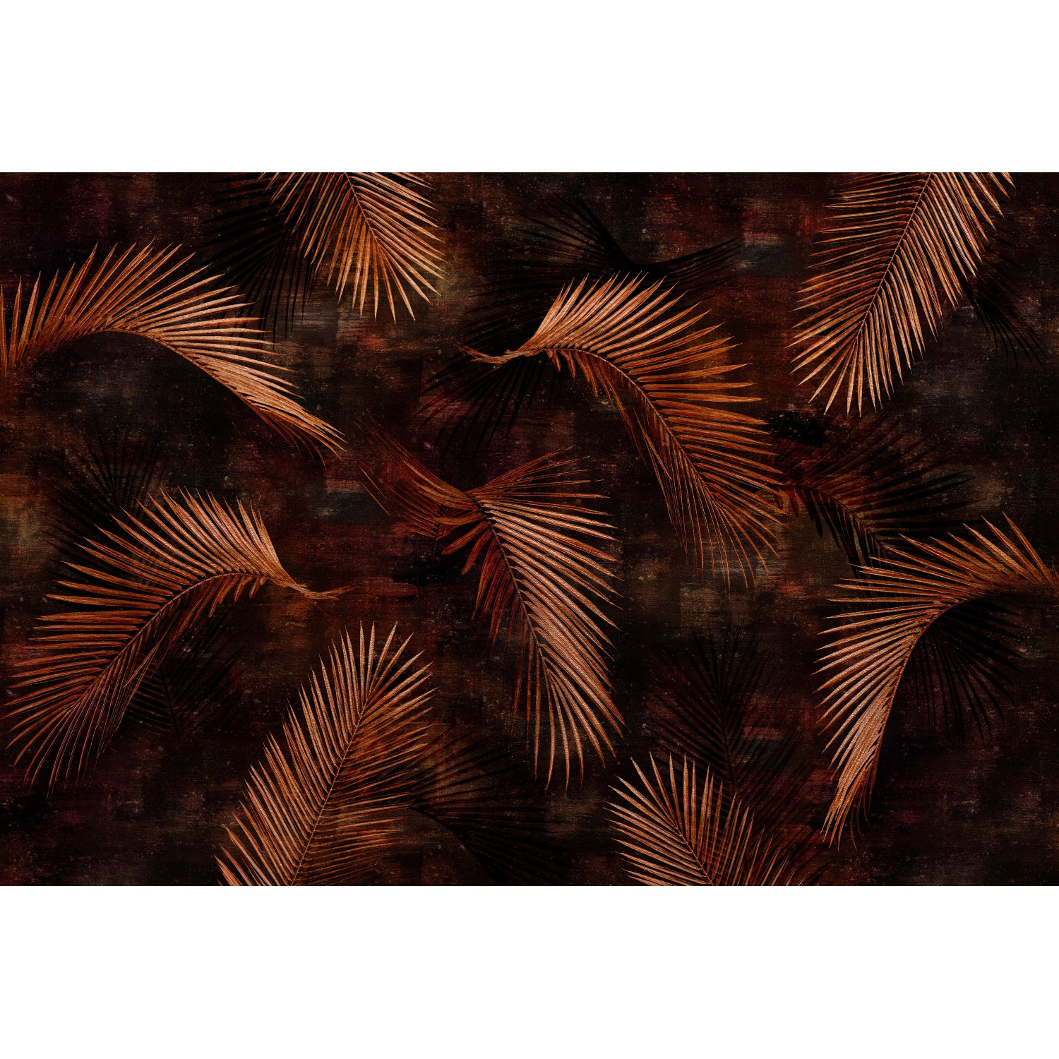 Erismann Fototapete Guido Maria Kretschmer Glossy Palms Bronze 4,0m x 2,7m
