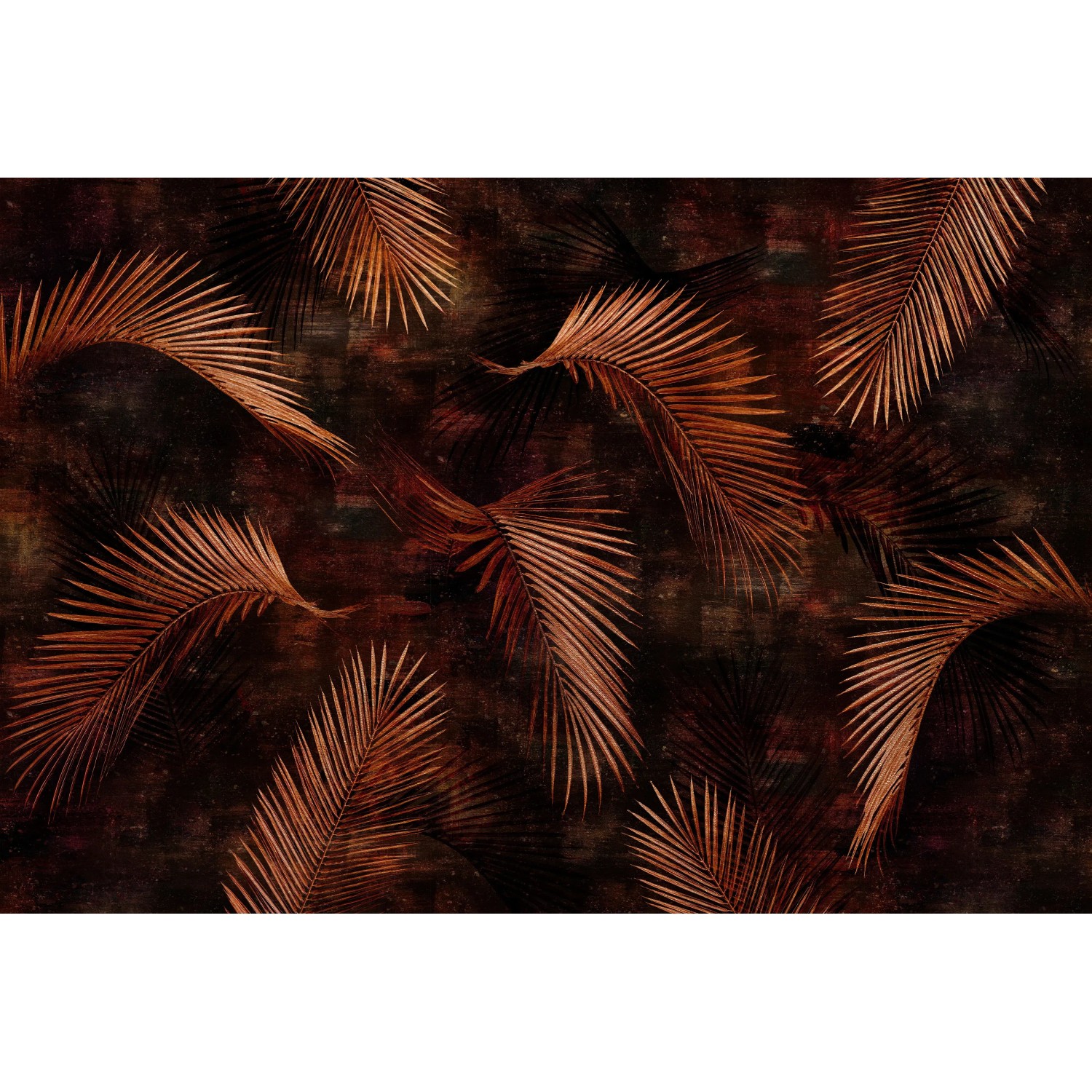 Erismann Fototapete Guido Maria Kretschmer Glossy Palms Bronze 4,0m x 2,7m