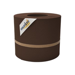 zaunzu Sichtschutz Premium, Braun, 26m Rolle für Doppelstabmattenzaun.
