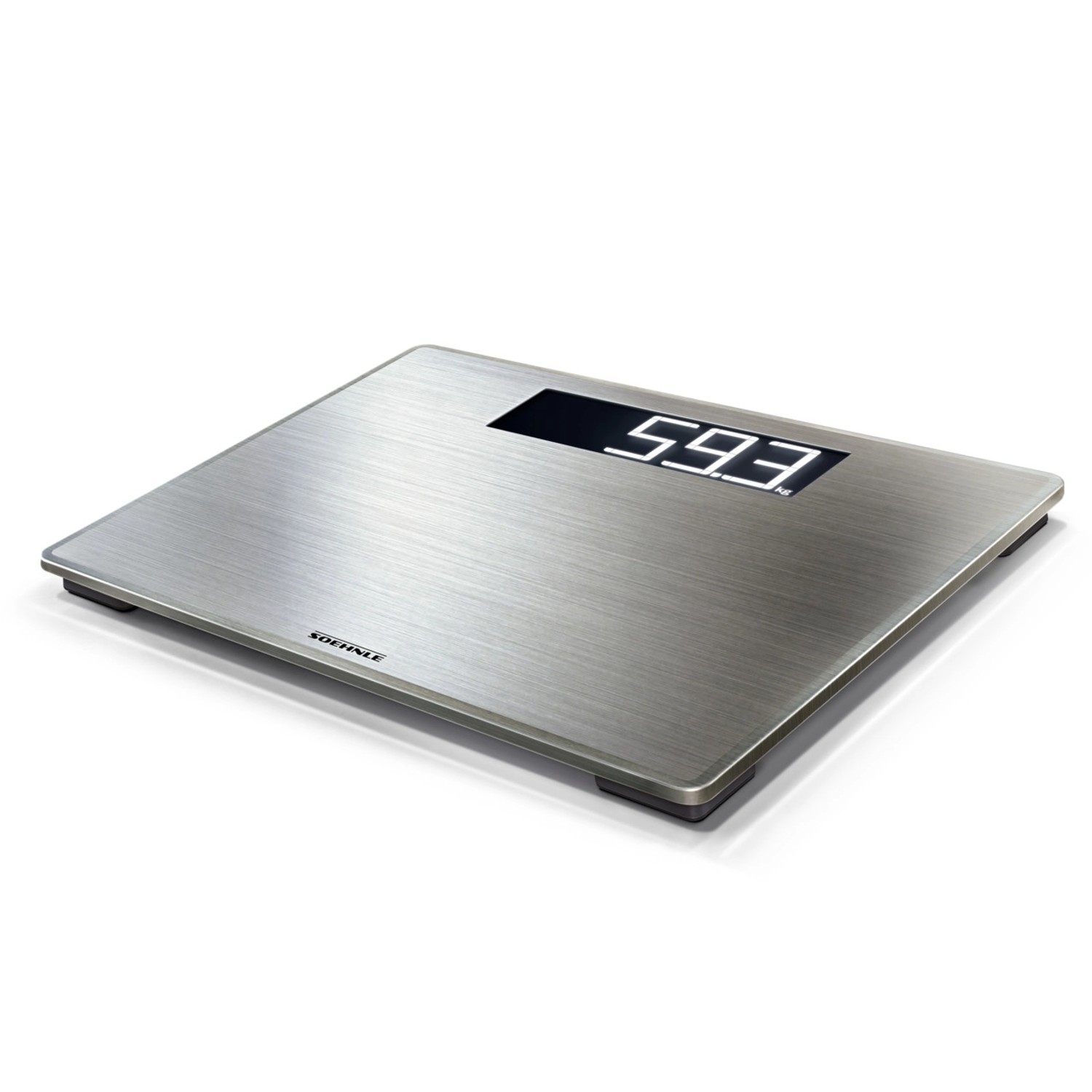 Leifheit Personenwaage Digital Style Sense Safe 300 Silber 32,5 cm x 31 cm