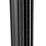 Schwarzer Vornado Standventilator Tower M für optimale Luftzirkulation im Raum.