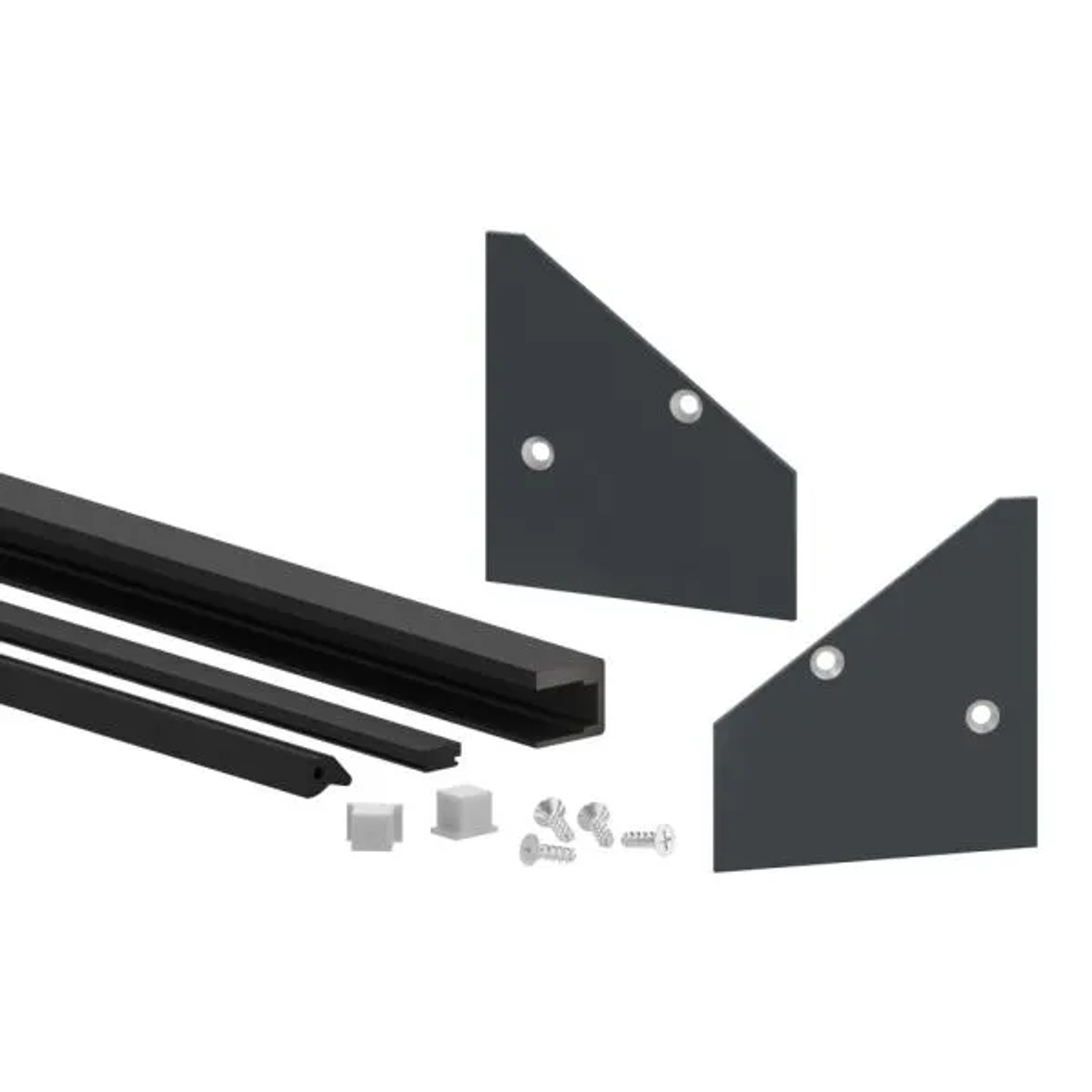 FeNau Montage-Set Glas 17,52mm Eleganza Canopy Für L 2,005m